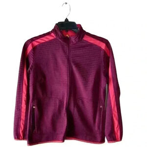 Nike Golf Jacket Women's Size Medium Long Sleeves Pockets Textured Activewear